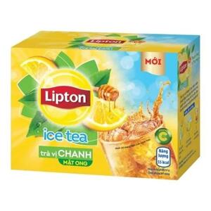 Trà Lipton ice tea hòa tan vị chanh mật ong - hộp 224g (16 gói x 14g)