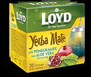 Trà Loyd Yerba Mate Lựu Lô Hội 34g