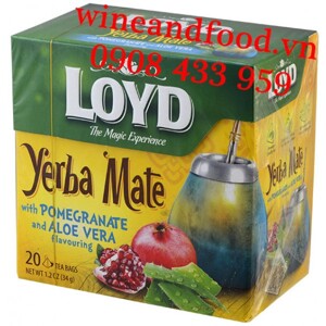 Trà Loyd Yerba Mate Lựu Lô Hội 34g