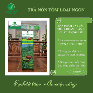 Trà nõn tôm Lộc Tân Cương hộp 500g