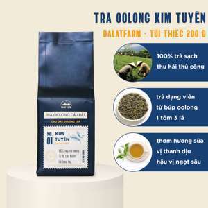 Trà Oolong Cầu Đất Farm - Bao Thiếc 200gr