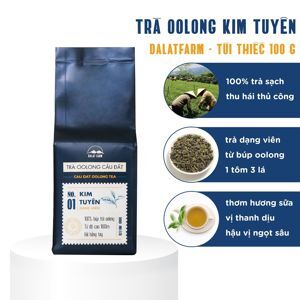 Trà Oolong Cầu Đất Farm - Bao Thiếc 100gr