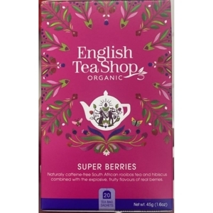 Trà Organic Super Berries Hiệu English Tea Shop 30g