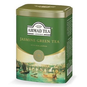 Trà pha ấm AHMAD Trà Xanh Hoa Nhài hộp thiếc 100 g
