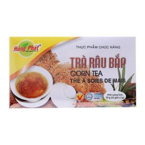 Trà râu bắp Hùng Phát hộp 25 gói x 2g