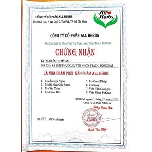 Trà sắc xuân Allherbs - dạng túi lọc