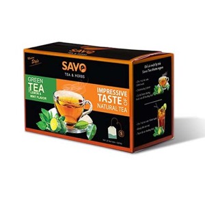 Trà SAVO Chanh (Lemon Tea) - Hộp 25 Gói x 2g