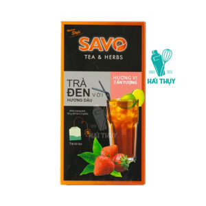 Trà SAVO Dâu (Strawberry Tea) - Hộp 25 Gói x 2g