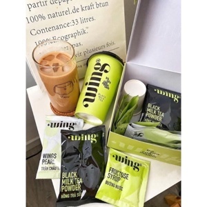 Trà sữa hòa tan Wings 380g x Hộp 5 Vị