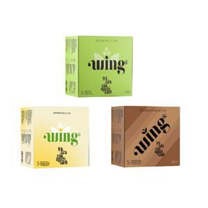 Trà sữa hòa tan Wings 380g x Hộp 5 Vị