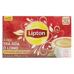 Trà Sữa Lipton Ô Long - 8 Gói x 17g