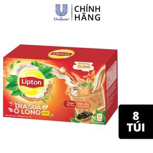 Trà Sữa Lipton Ô Long - 8 Gói x 17g