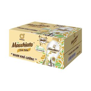 Trà sữa macchiato không độ 268ml - thùng 24 chai