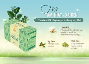 Trà Tam Thất Xạ Đen - Hỗ trợ điều trị ung thư và ung bứu