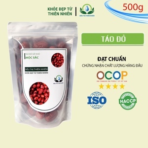 Trà táo đỏ sấy khô Mộc Sắc gói 500g