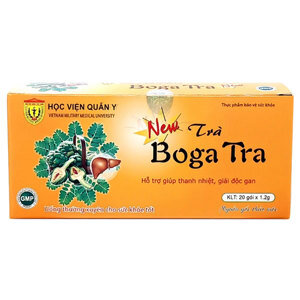 Trà thảo dược bổ gan boga tra - học viên quân y (hộp 20 gói)