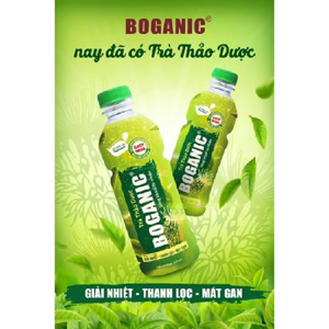 Trà thảo dược Boganic - Thùng 24 chai 290ml