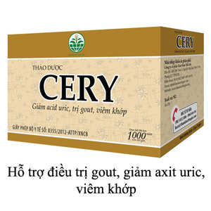 Trà thảo dược điều trị gout viêm khớp Cery