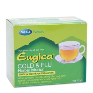 Trà thảo dược Eugica từ 14 loại thảo dược - Hộp 10 gói