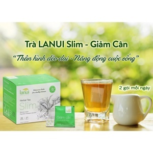 Trà thảo dược giảm cân Lanui 58gr