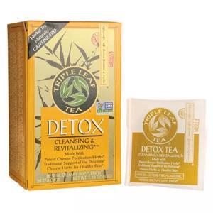 Trà thảo dược thanh lọc cơ thể Triple Leaf Tea Detox Cleansing & Revitalizing - 20 túi