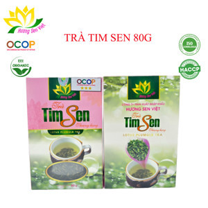 Trà Tim Sen Thượng Hạng Hương Sen Việt 80g