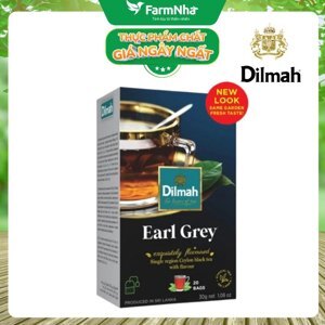 Trà túi lọc Earl Grey Dilmah hộp 30g