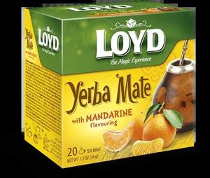 Trà túi lọc Loyd Yerba Mate Mandarine hộp 34gr