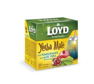 Trà túi lọc Loyd Yerba Mate Pomegranate hộp 34gr