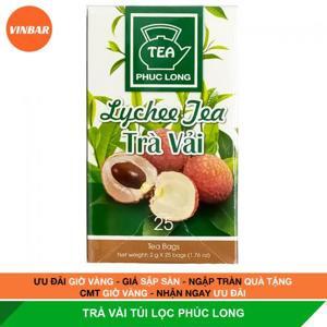 Trà túi lọc Phúc Long vải 25 gói x 2g