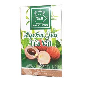Trà túi lọc Phúc Long vải 25 gói x 2g