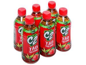 Trà xanh C2 hương táo 360 ml