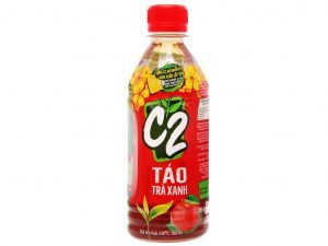 Trà xanh C2 hương táo 360 ml