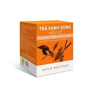 Trà xanh gừng hữu cơ Fito 36g