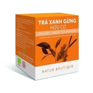 Trà xanh gừng hữu cơ Fito 36g