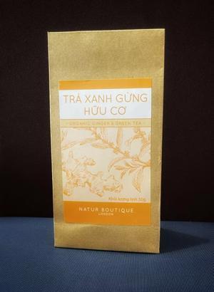 Trà xanh Gừng hữu cơ Fito 50g