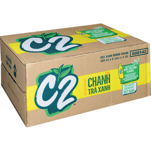 Trà xanh hương chanh C2 thùng 24 chai x 360ml