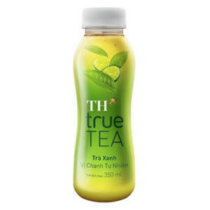 Trà xanh vị chanh tự nhiên TH True Tea chai 350ml