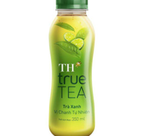 Trà xanh vị chanh tự nhiên TH True Tea chai 350ml