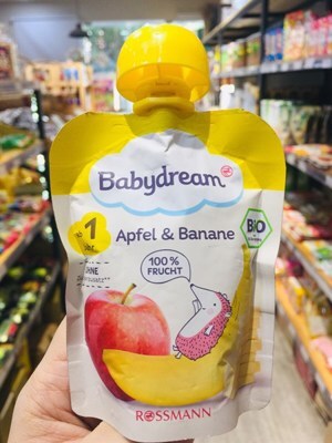 Trái cây nghiền Bio Baby Dream cho bé từ 1 tuổi