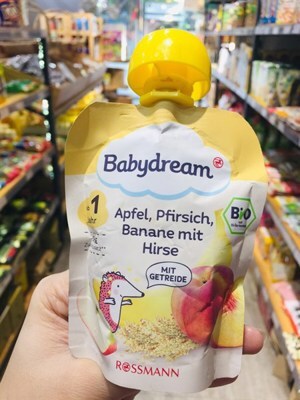 Trái cây nghiền Bio Baby Dream cho bé từ 1 tuổi