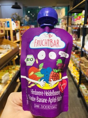 Trái cây nghiền hữu cơ FruchtBar Đức 6m (100g)