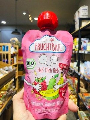 Trái cây nghiền hữu cơ FruchtBar Đức 6m (100g)