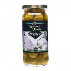 Trái oliu nhân tỏi Latino Bella 235g