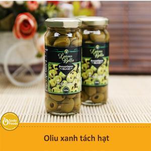 Trái ôliu xanh tách hạt Latino Bella 450g