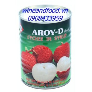 Trái vải ngâm Aroy-D 565g