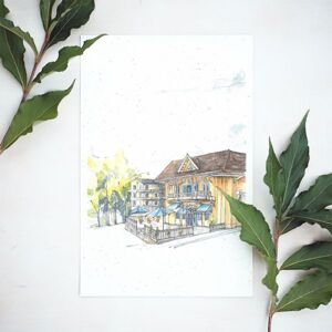 Tranh Canvas Góc phố Đà Lạt