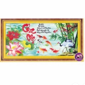 Tranh đính đá Cha Mẹ DF068