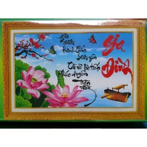 Tranh đính đá H1009 - Cha mẹ