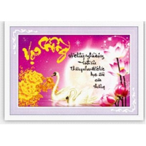 Tranh đính đá H1044 - Vợ chồng